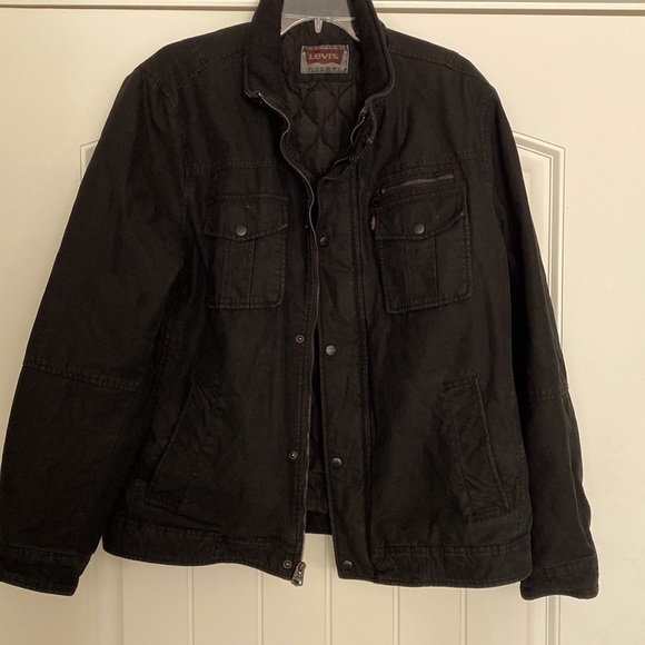 Levi's Other - LEVIS BLACK DENIM JACKET (Men’s L)